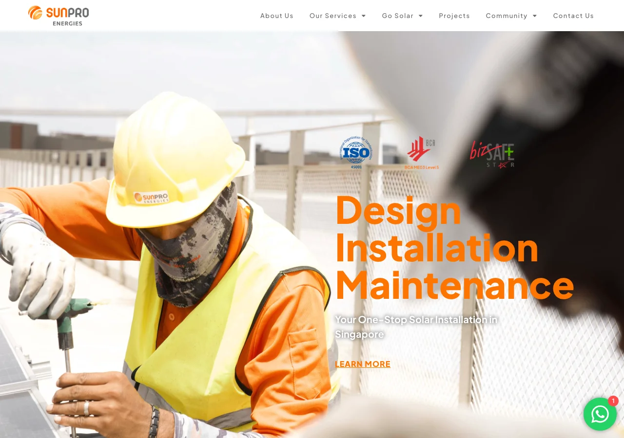 SunPro Energies hero